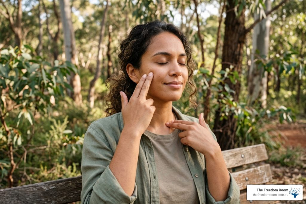 social anxiety tapping
