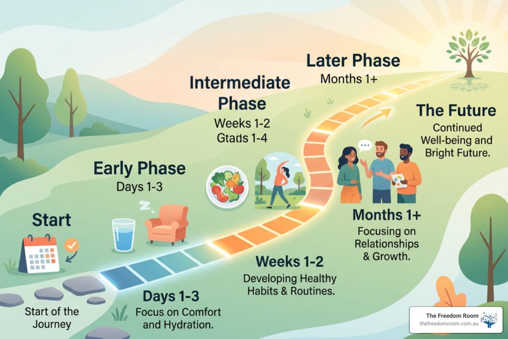coming off alcohol timeline