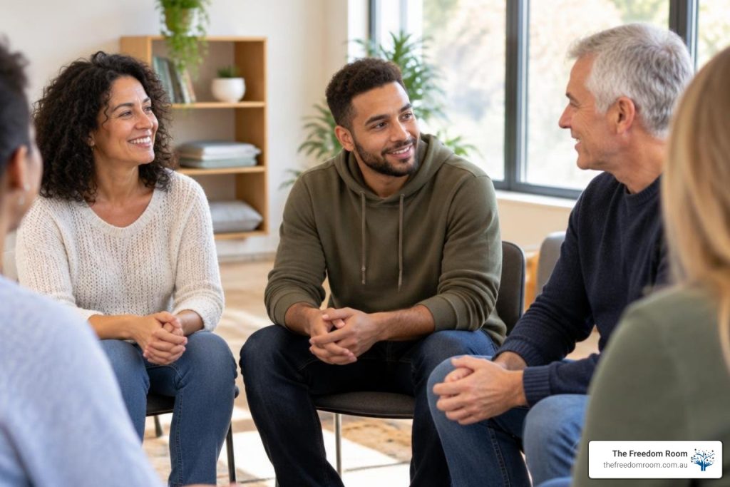 Diverse Australians receiving supportive care during alcohol recovery